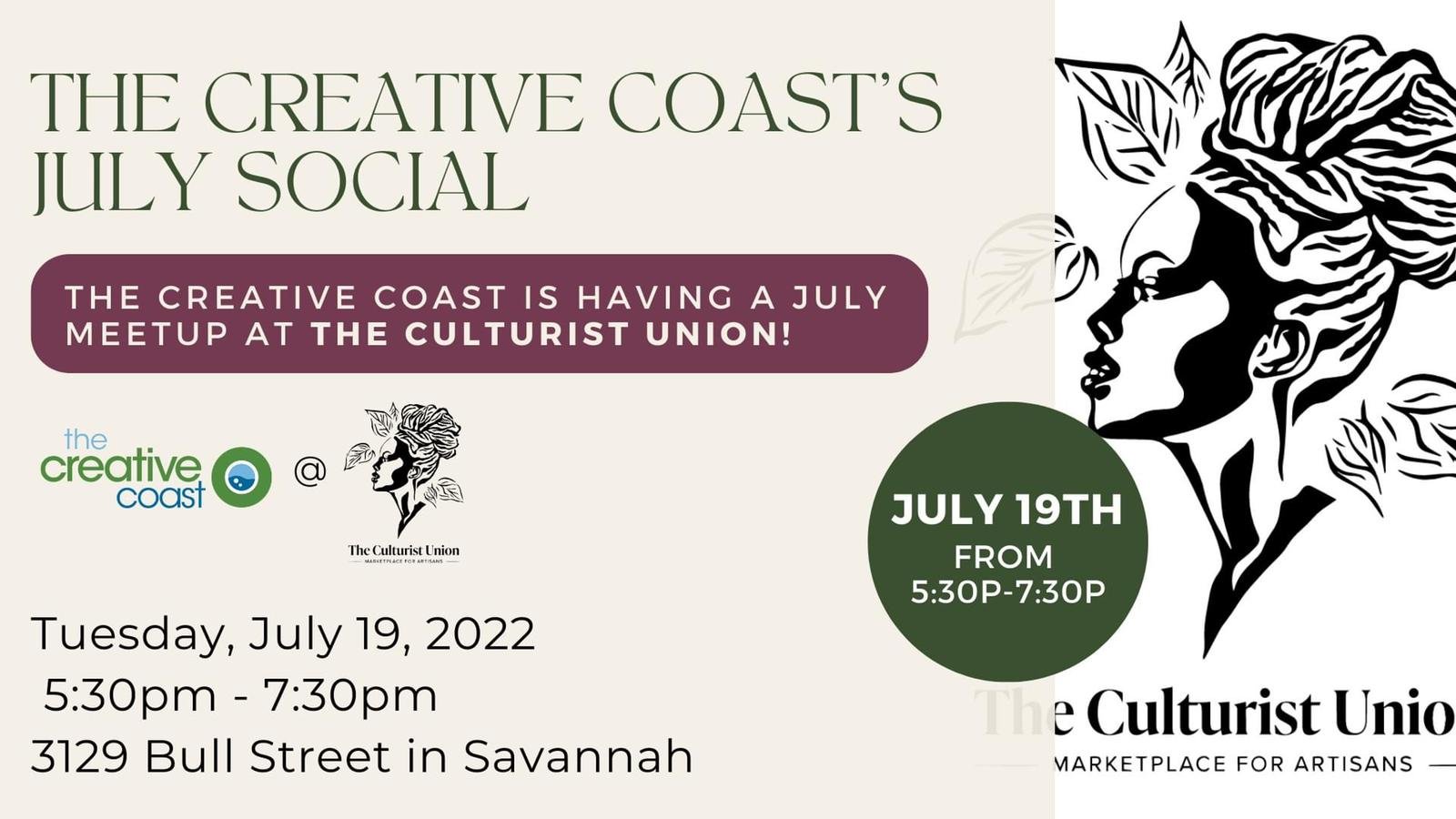 Creative Coast's July Social